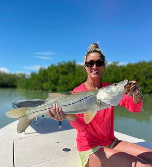 Prized Snook Capture In Key Largo, FL